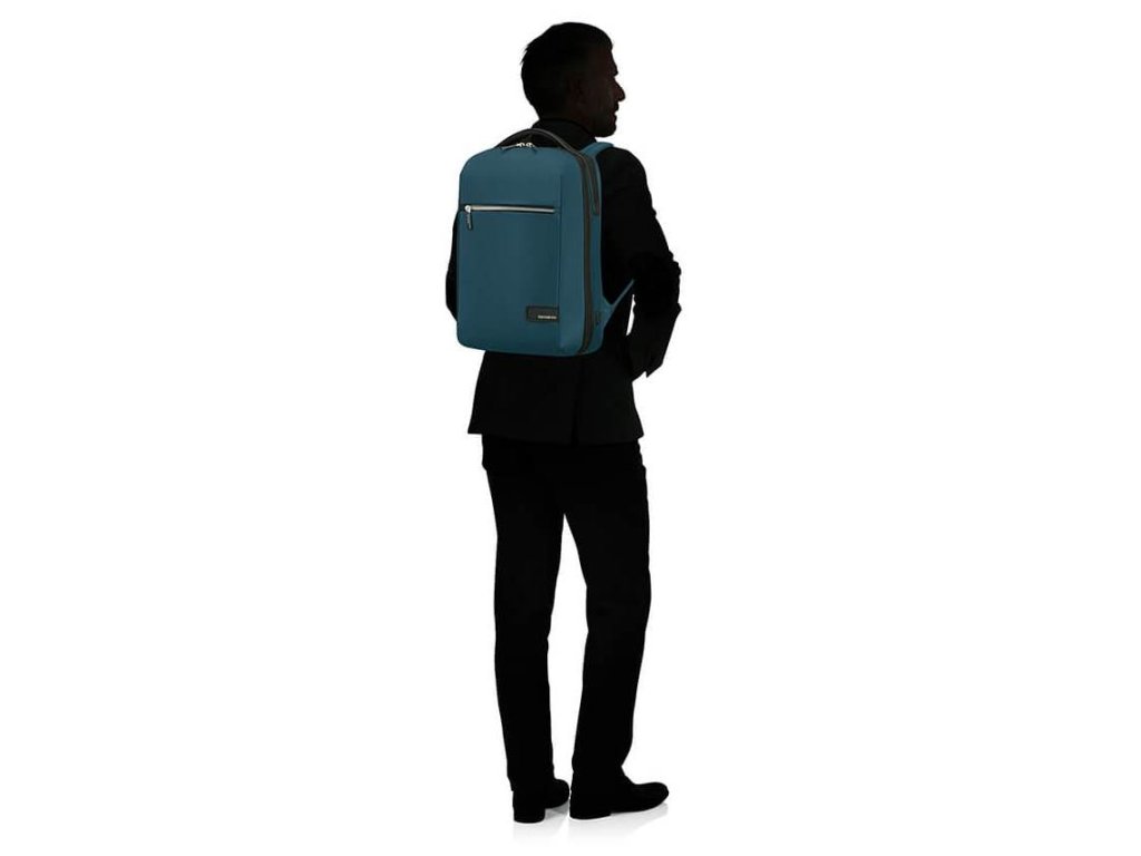Samsonite LITEPOINT LAPTOP BACKPACK 14,1 Peacock - nejkufry.cz