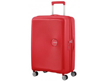 174880 12 cestovni kufr american tourister sound box m exp cervena