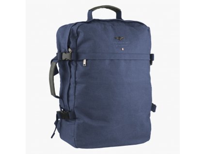 zaino cabina in canvas City blu