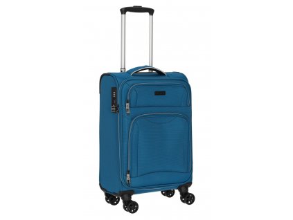 D amp N Travel Line 9204 4 Rollen Kabinentrolley S 55 cm blau 9254 06 5