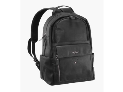 zaino uomo in pelle nera linea vintage am 355
