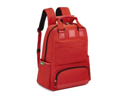 28406 1 batoh delsey benetton color block b0376461004 cerveny 02