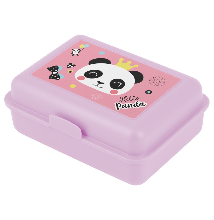 BAAGL Box na svačinu Panda A-8486 růžová