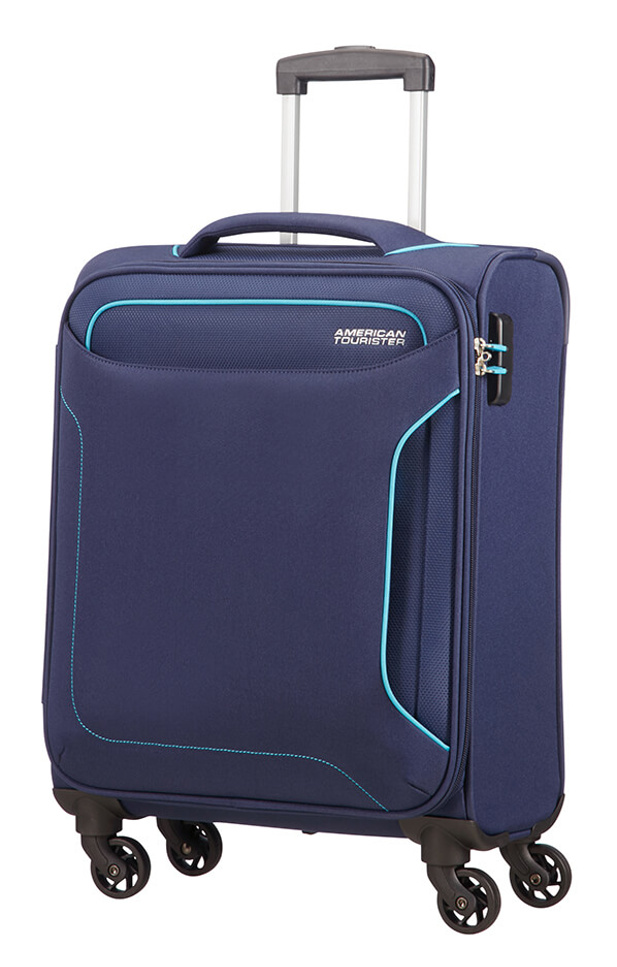 Cestovní kufr American Tourister Holiday Heat 4w S 50G004-41 38 L modrá