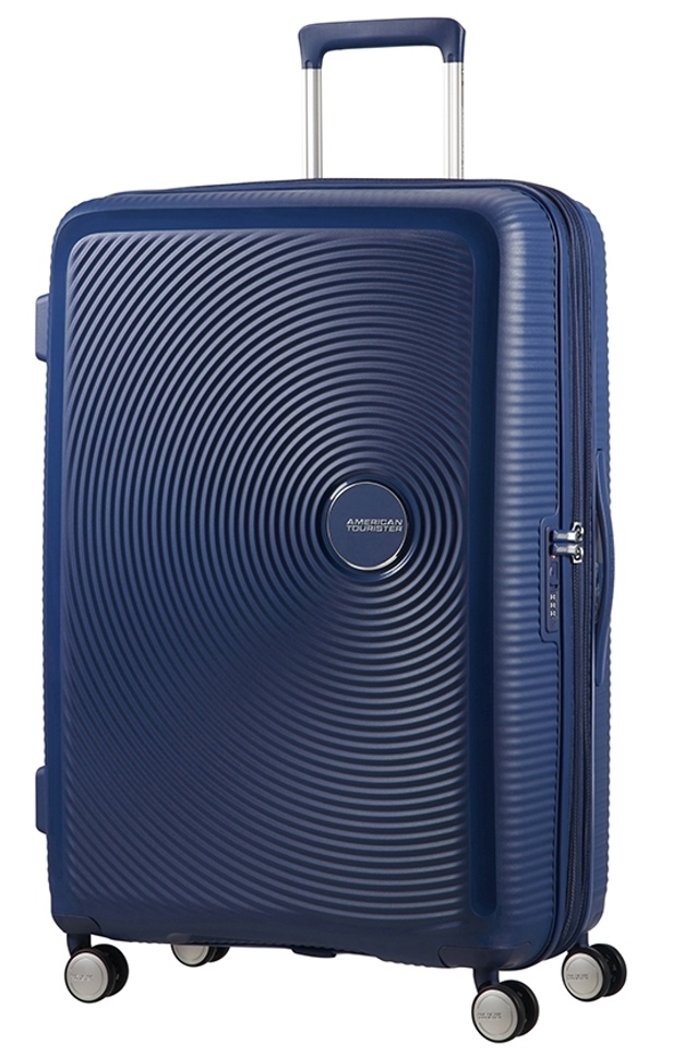 Cestovní kufr American Tourister Sound Box L EXP 32G003-41 97 L modrá