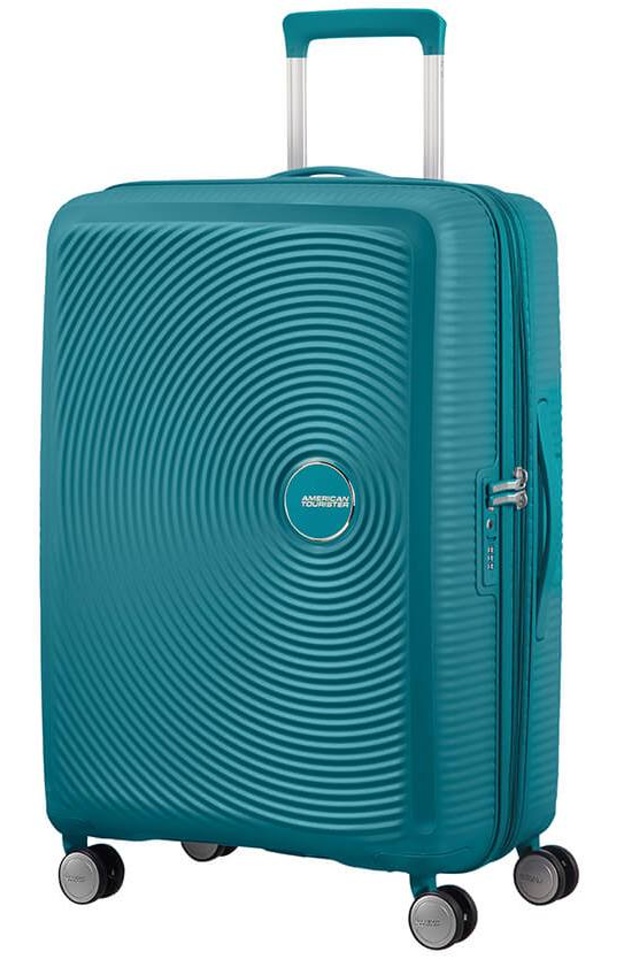 Cestovní kufr American Tourister Sound Box M EXP 32G002-14 71 L petrolejová