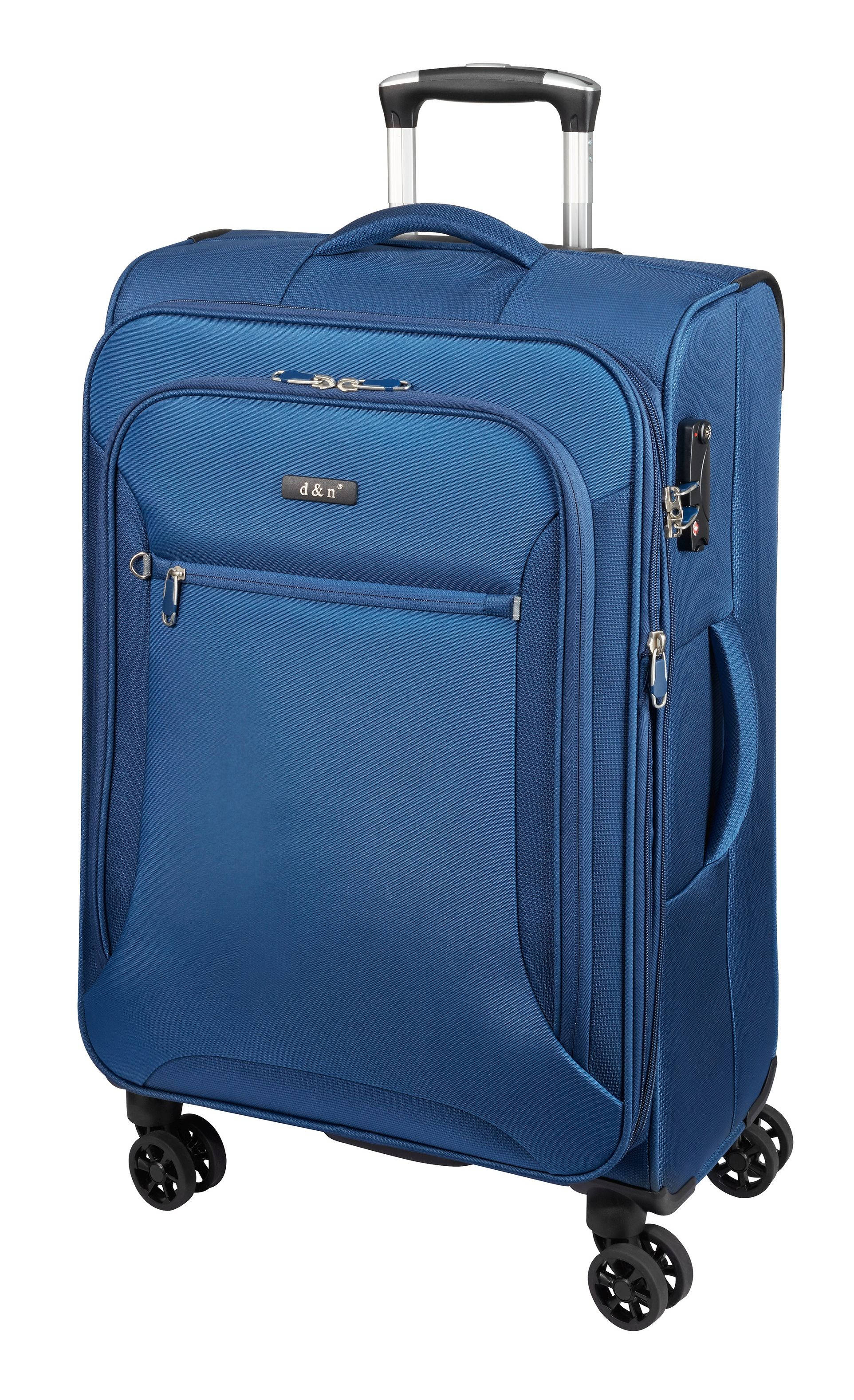 Cestovní kufr d&n L 6474-06 92 L modrá