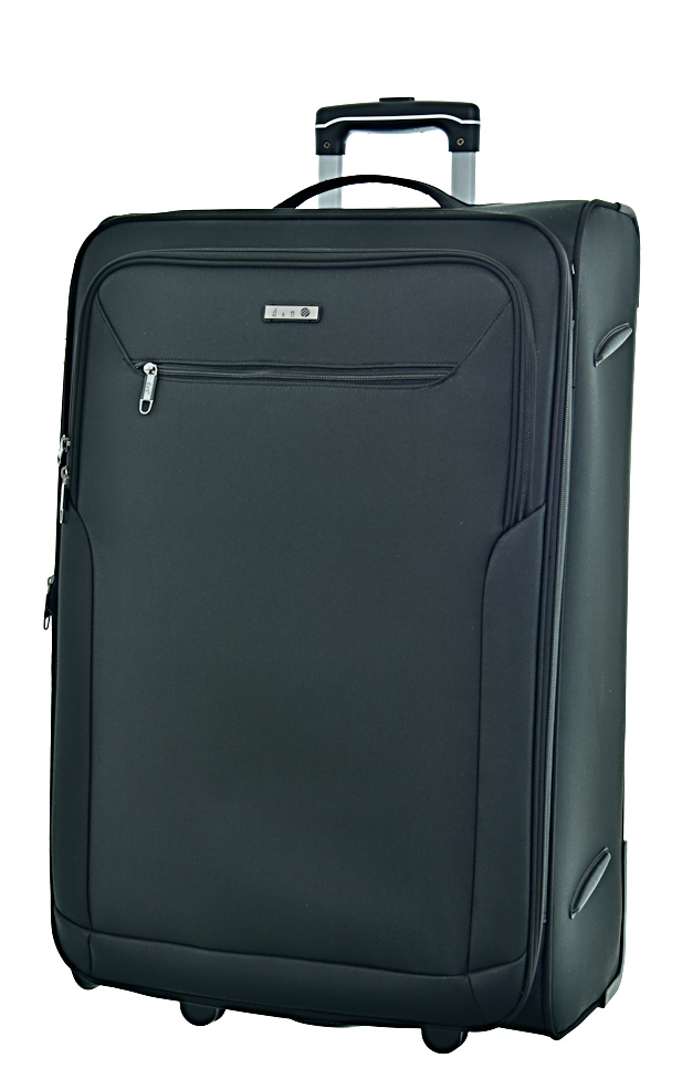 Cestovní kufr d&n 2W L 6870-01 95 L černá