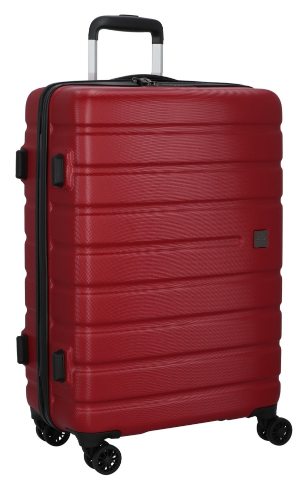Cestovní kufr d&n 4W L 2270-12 95 L červená