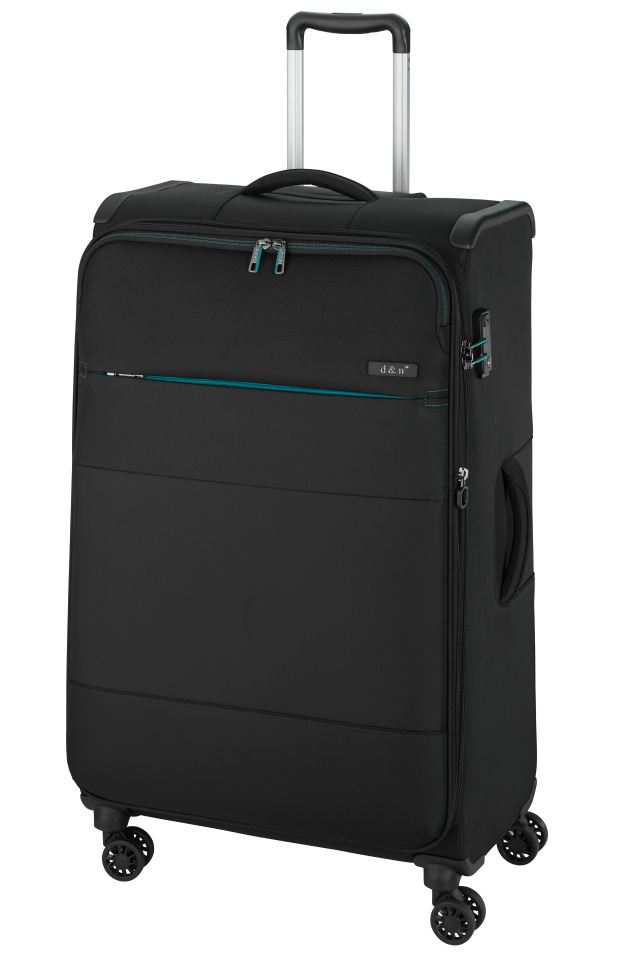 Cestovní kufr d&n 4W L 9074-01 101 L černá