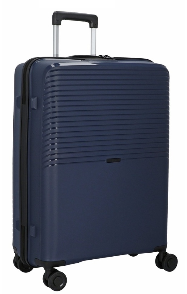 Cestovní kufr d&n 4W L PP 4070-06 100 L modrá