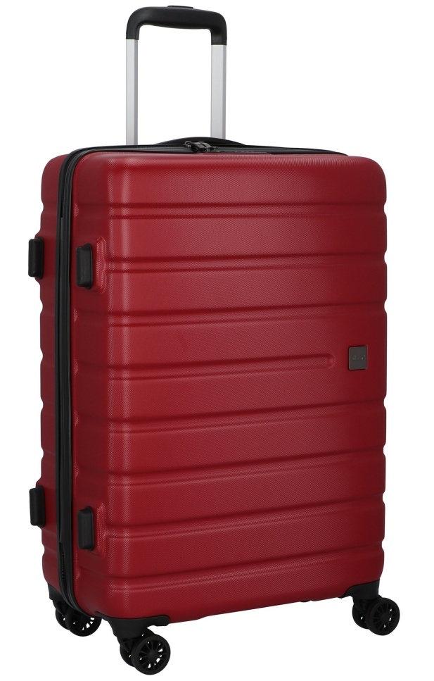 Cestovní kufr d&n 4W M 2260-12 63 L červená