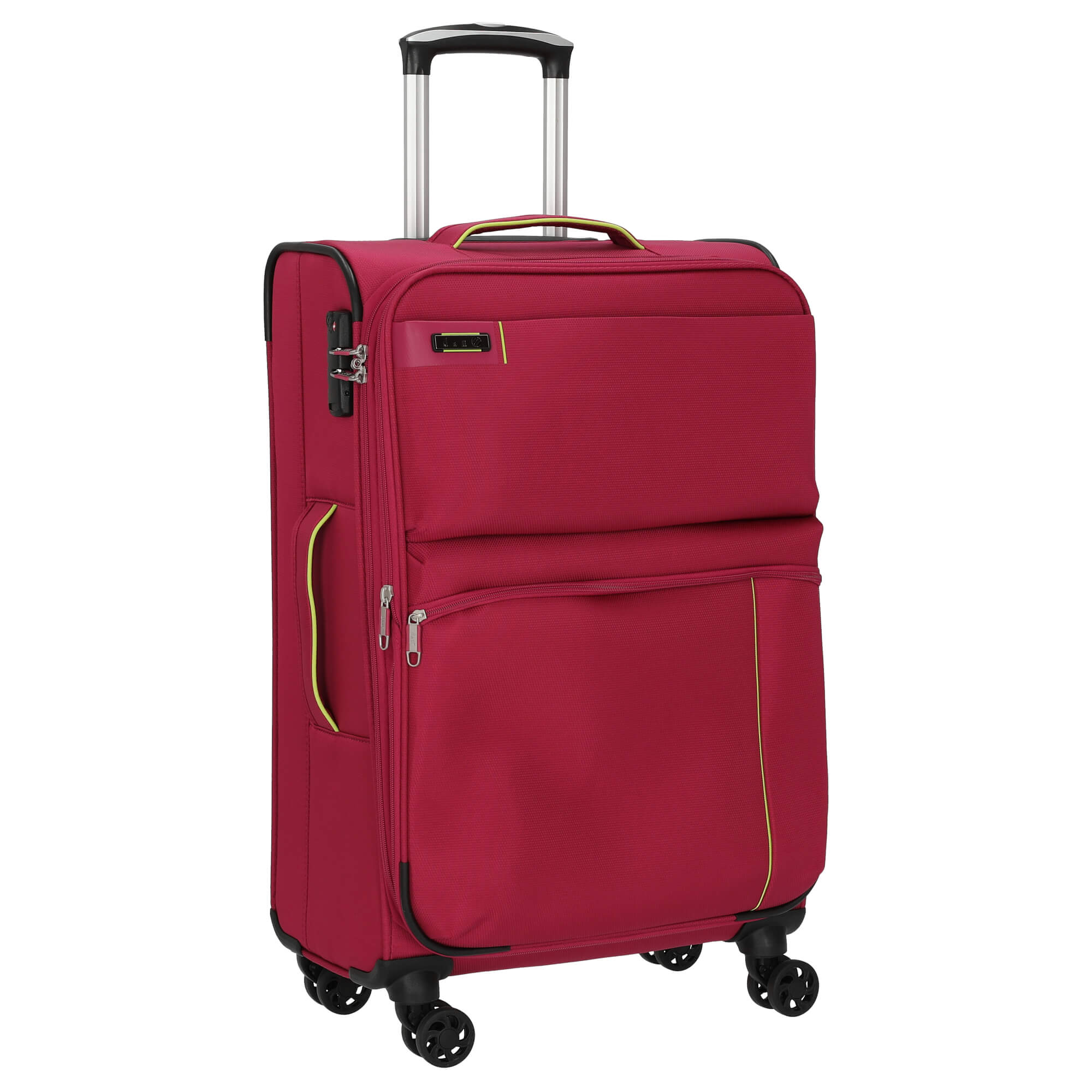 Cestovní kufr d&n 4W M 6764N-04 61 L růžová