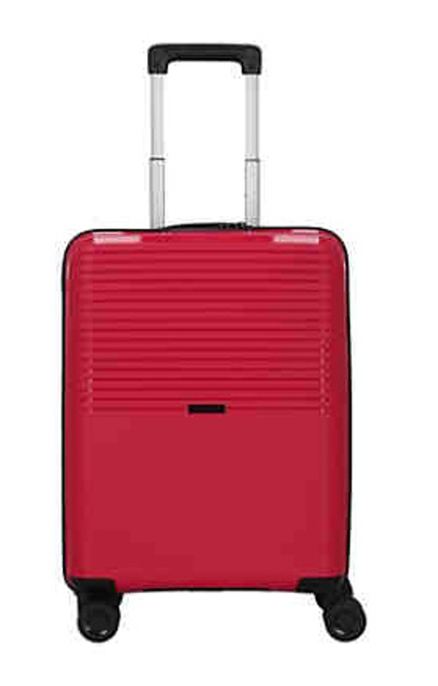 Cestovní kufr d&n 4W S PP 4050-04 39 L růžová