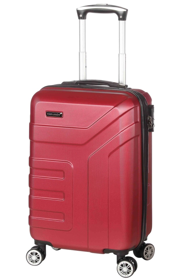 Cestovní kufr MADISSON 4W ABS S S87104-55-02 38 L červená