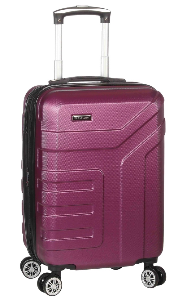 Cestovní kufr MADISSON 4W ABS S S87104-55-04 38 L fialová