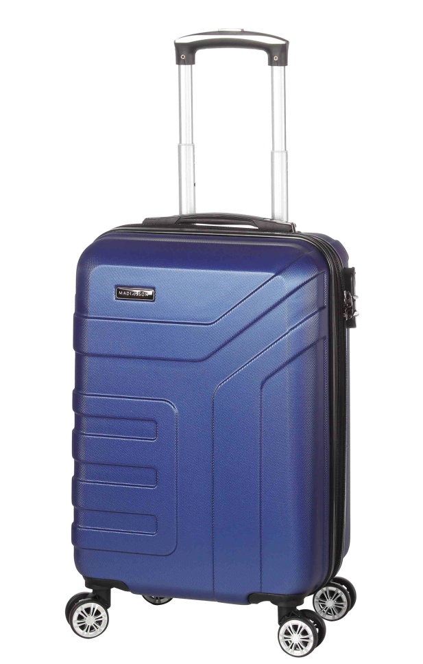 Cestovní kufr MADISSON 4W ABS S S87104-55-05 38 L modrá