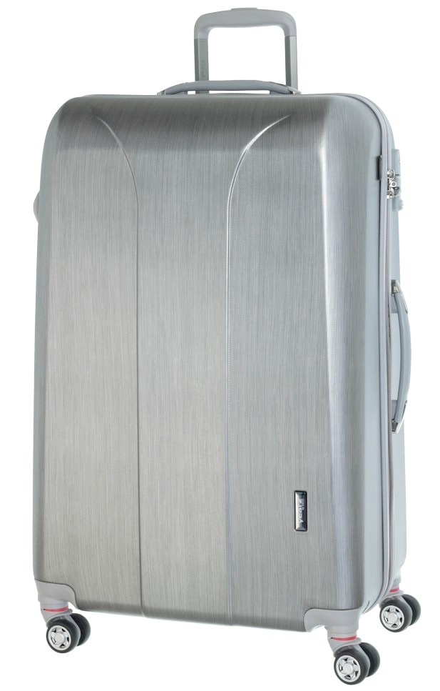 Cestovní kufr March New Carat L 008875-18 105 L stříbrná