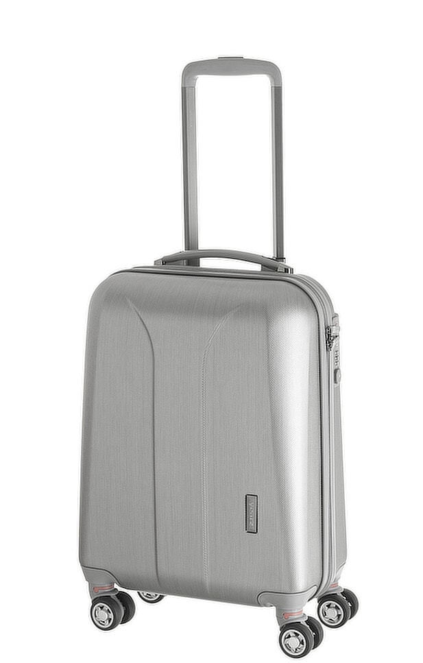 Cestovní kufr March New Carat S 008853W4-18 34,5 L stříbrná
