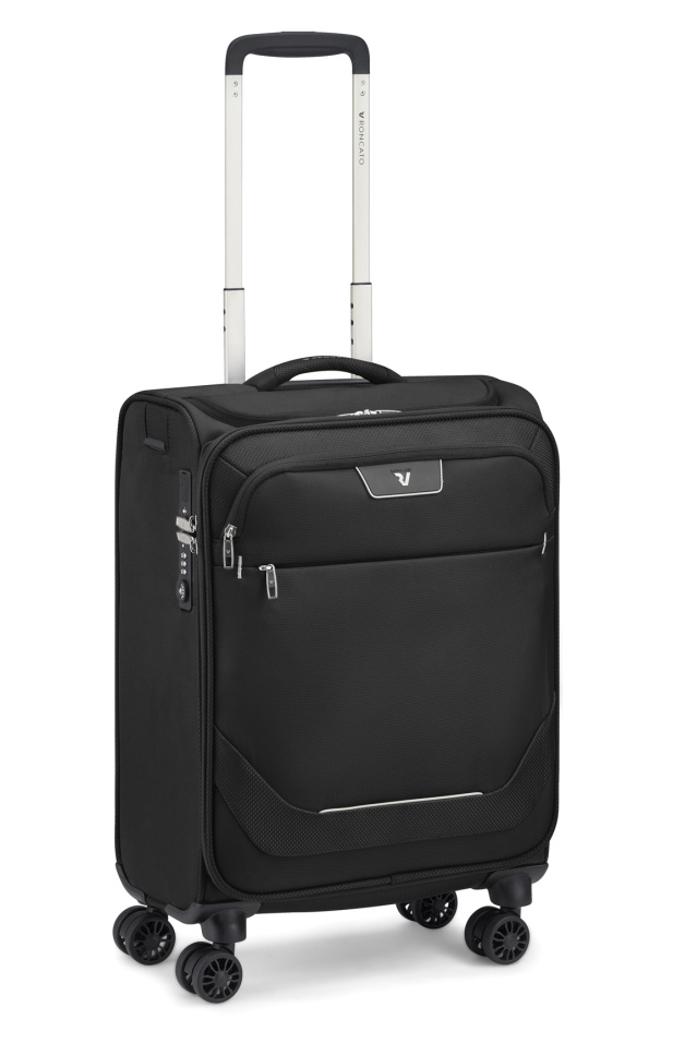 Cestovní kufr Roncato Joy 4W S USB 416223-01 42 L černá