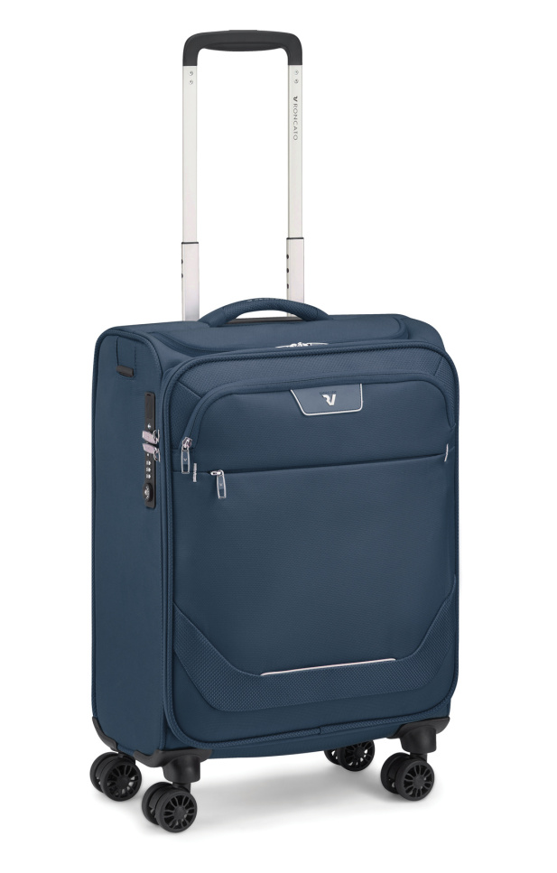 Cestovní kufr Roncato Joy 4W S USB 416223-23 42 L modrá