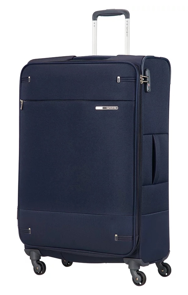 Cestovní kufr Samsonite BASE BOOST 4W L 38N005-41 105 L modrá
