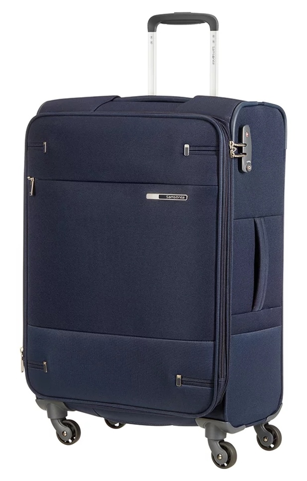 Cestovní kufr Samsonite BASE BOOST 4W M 38N004-41 67 L modrá