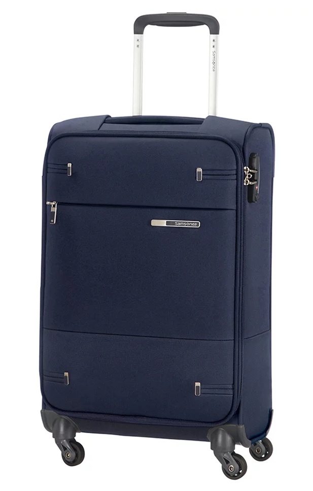 Cestovní kufr Samsonite BASE BOOST 4W S 38N006-41 35 L modrá