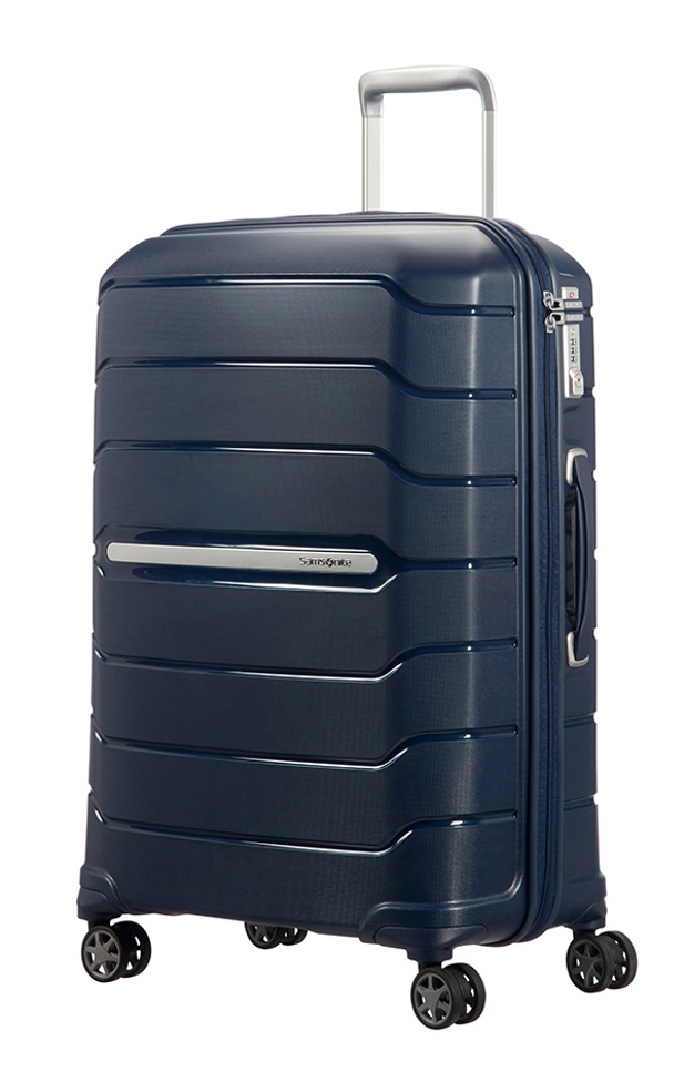 Cestovní kufr Samsonite Flux 4W M CB0002-41 85 L modrá