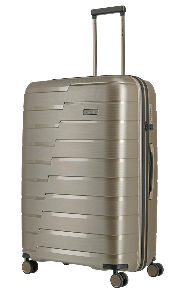 Cestovní kufr Travelite AIR BASE 4W L 75349-40 105 L šampaňská
