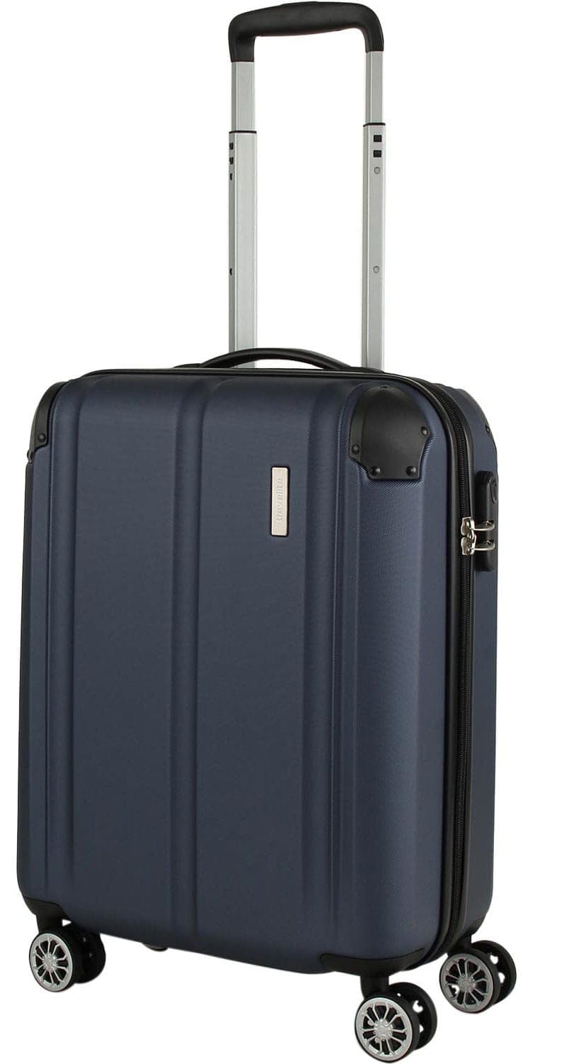 Cestovní kufr Travelite City 4W S 73047-20 40 L modrá