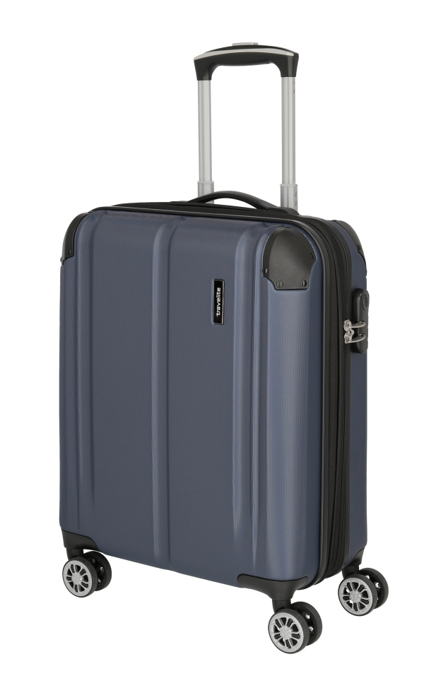 Cestovní kufr Travelite City 4W S rozšiřitelný 73044-20 40 L modrá