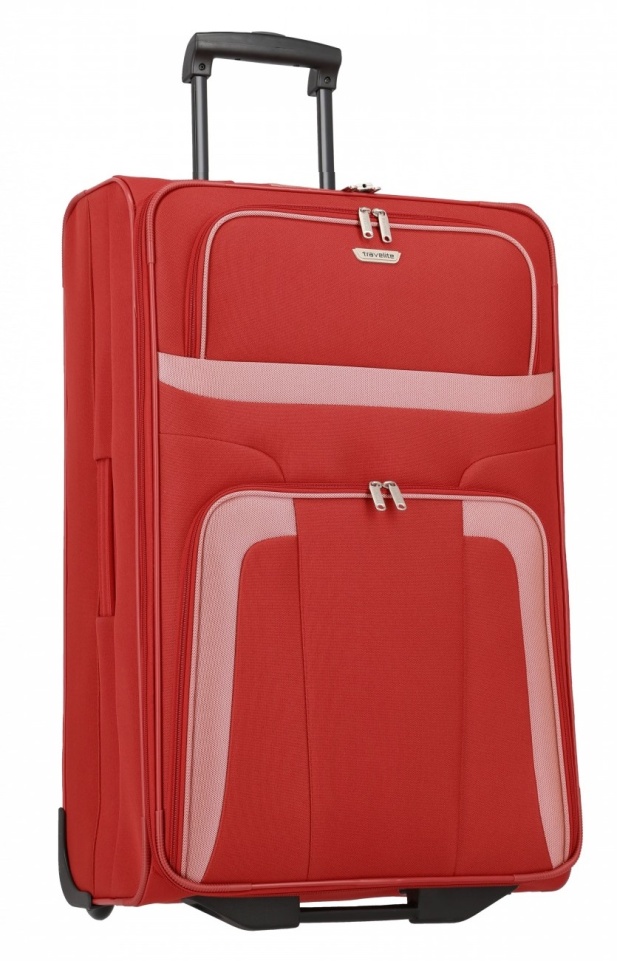 Cestovní kufr Travelite Orlando L 98489-10 80 L červená