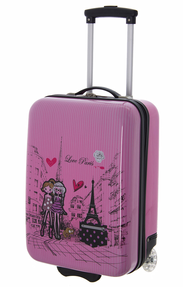 Dětský kufr Madisson Paris 2W SX F55018-47-04 27 L růžová