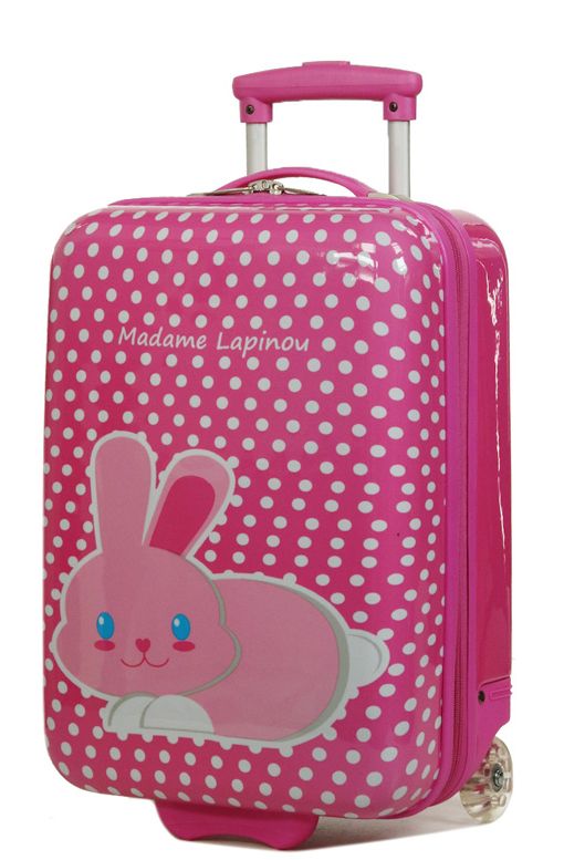 Dětský kufr Madisson Lapinou 2W SX L85118-45-30 28 L růžová