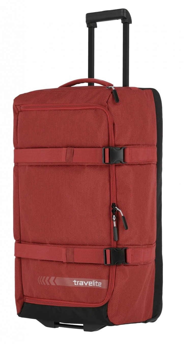 Cestovní taška na kolečkách Travelite Kick off 6910-10 65 L červená