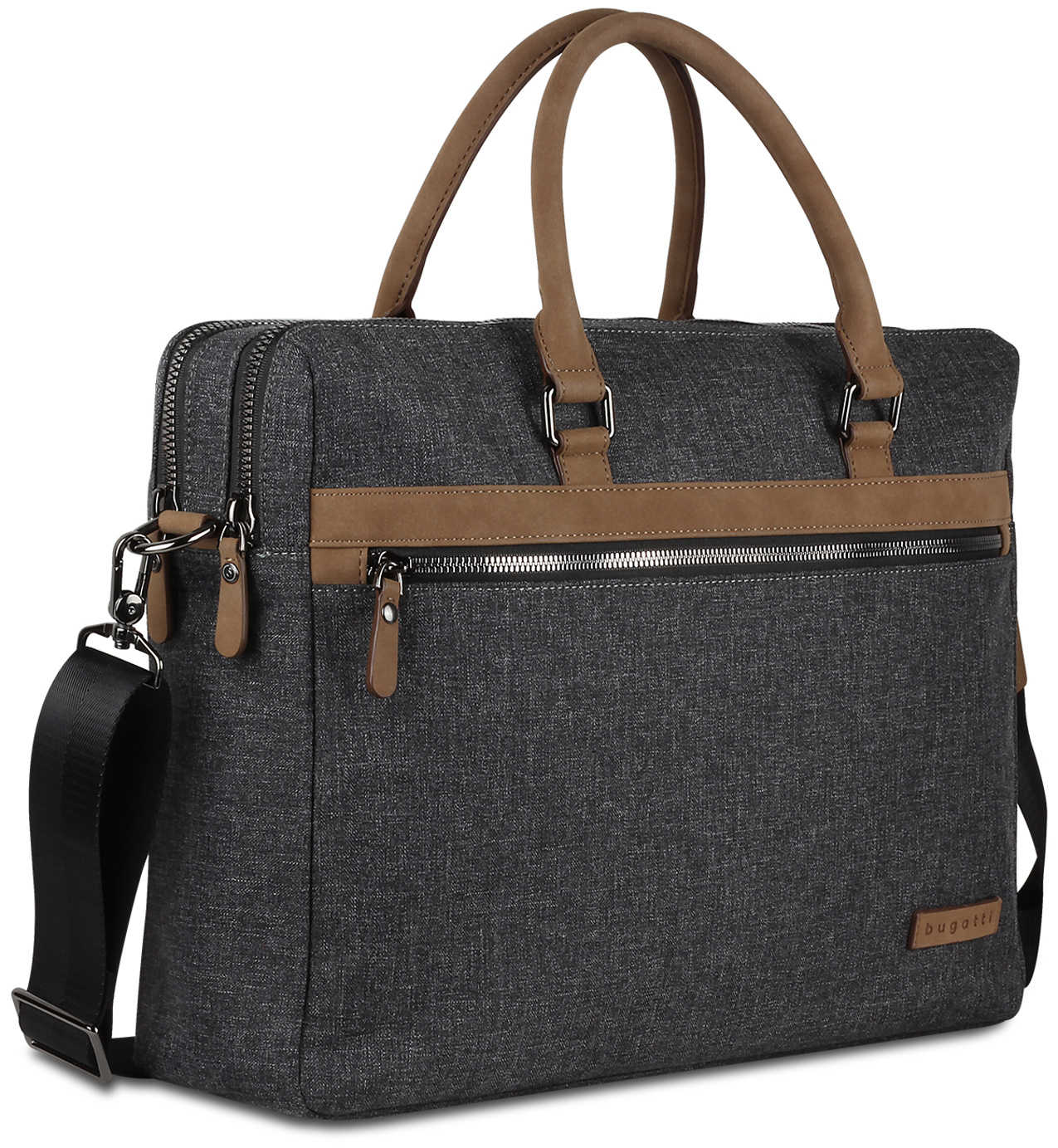 Taška Bugatti Luce workbag L 496503-49 12 L šedá