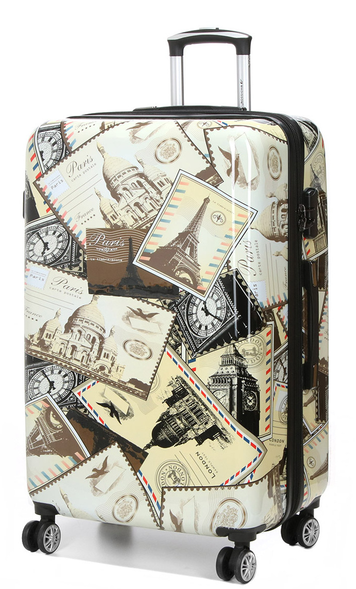 Cestovní kufr MADISSON 4W ABS L 86820L-70-00 92 L vícebarevná