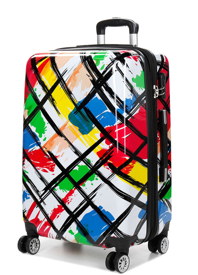 Cestovní kufr MADISSON 4W ABS M 86820F-60-00 66 L vícebarevná