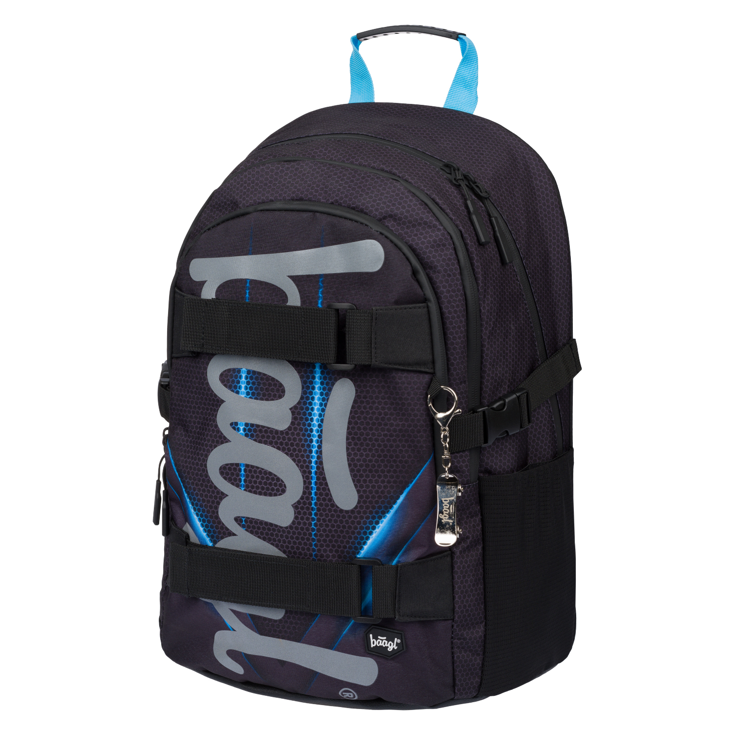 BAAGL Školní batoh Skate Bluelight A-8570 25 L černá
