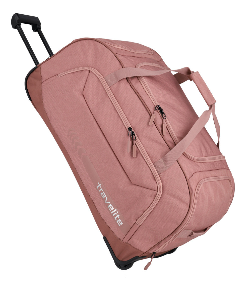 Cestovní taška na kolečkách Travelite Kick off XL 6911-14 120 L růžová