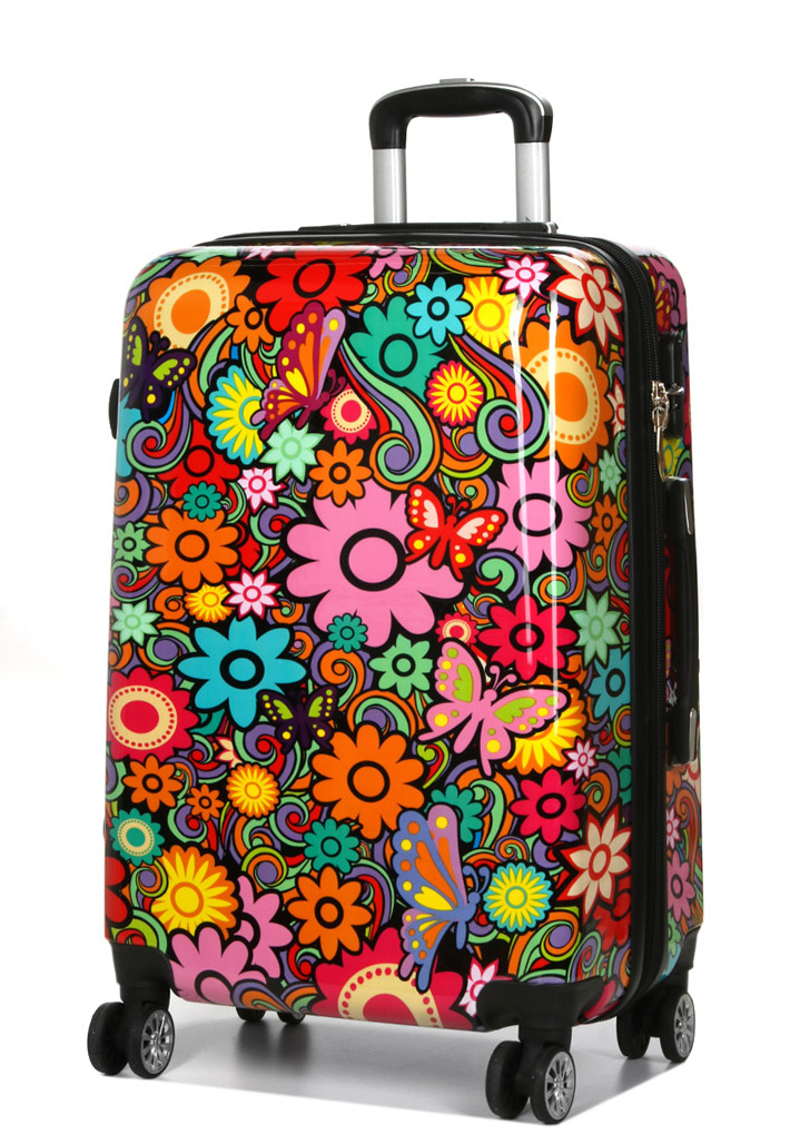 Cestovní kufr MADISSON 4W ABS M 96820X-60-00 66 L vícebarevná
