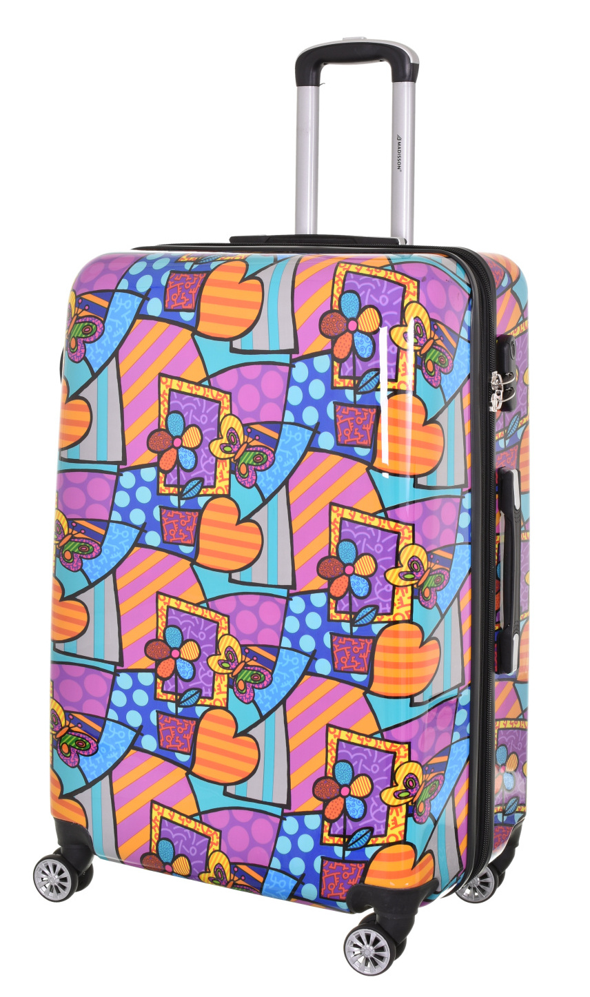 Cestovní kufr MADISSON 4W ABS L 96820B-70-00 92 L vícebarevná