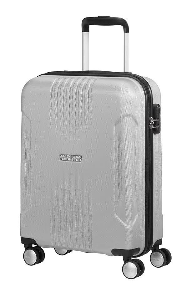 Cestovní kufr American Tourister Tracklite S 34G001-25 34 L stříbrná