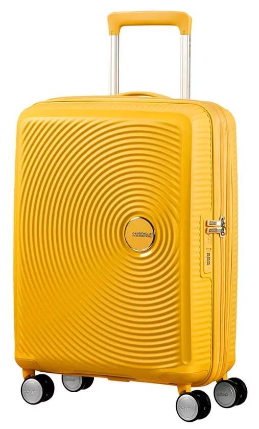 American Tourister SOUNDBOX SPINNER 55 EXP Golden Yellow 32G001-06 35,5 L Žlutá