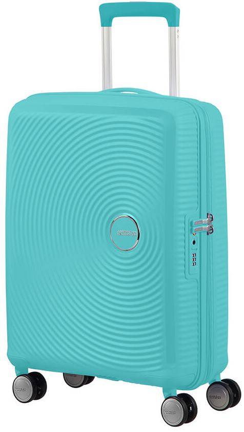 American Tourister Soundbox SPINNER 55/20 EXP TSA Poolside Blue 32G001-21 35,5 L tyrkysová