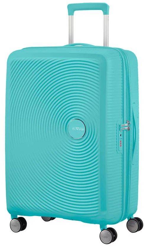 American Tourister Soundbox SPINNER 67/24 EXP TSA Poolside Blue 32G002-21 71,5 L tyrkysová