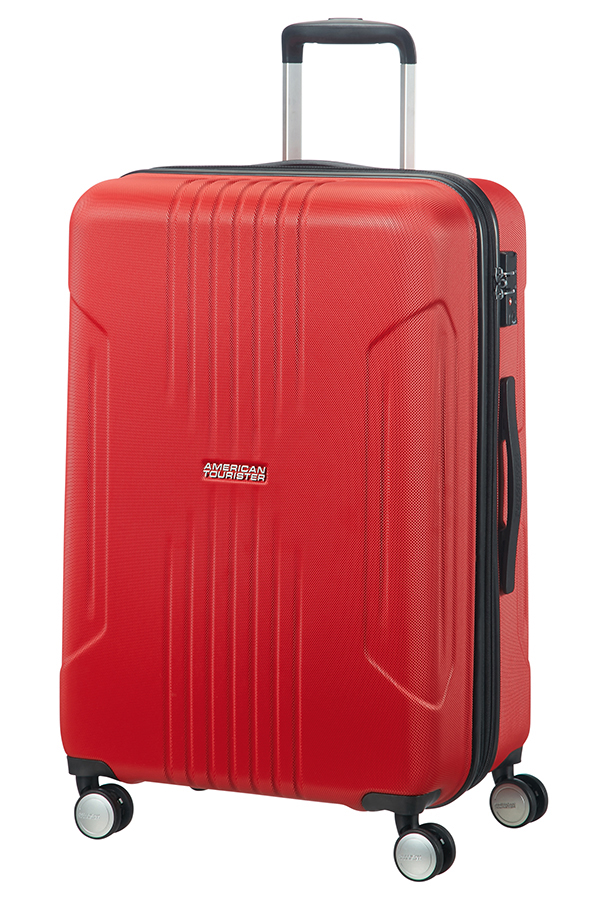 American Tourister TRACK LITE SPINNER 67 EXP Flame Red 34G002-00 71 L červená