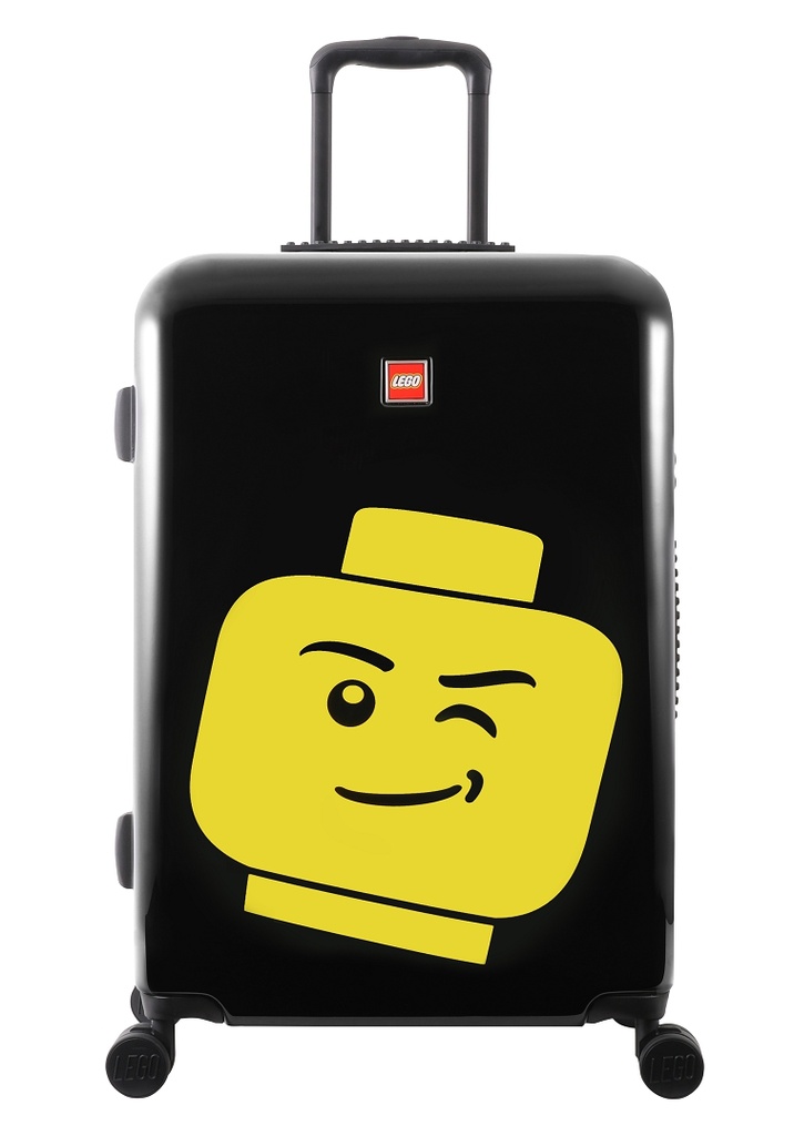 LEGO Luggage ColourBox Minifigure Head 24\" - Černý 20182-1980 70 L černá