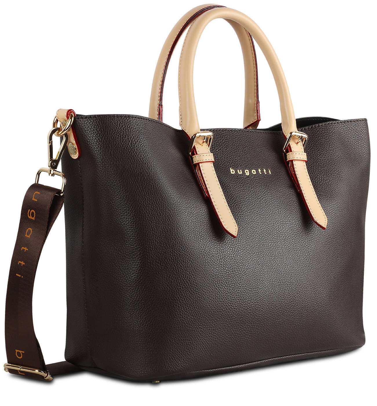 Dámská kabelka Bugatti ELLA Shopper M 493624-02 15 L hnědá